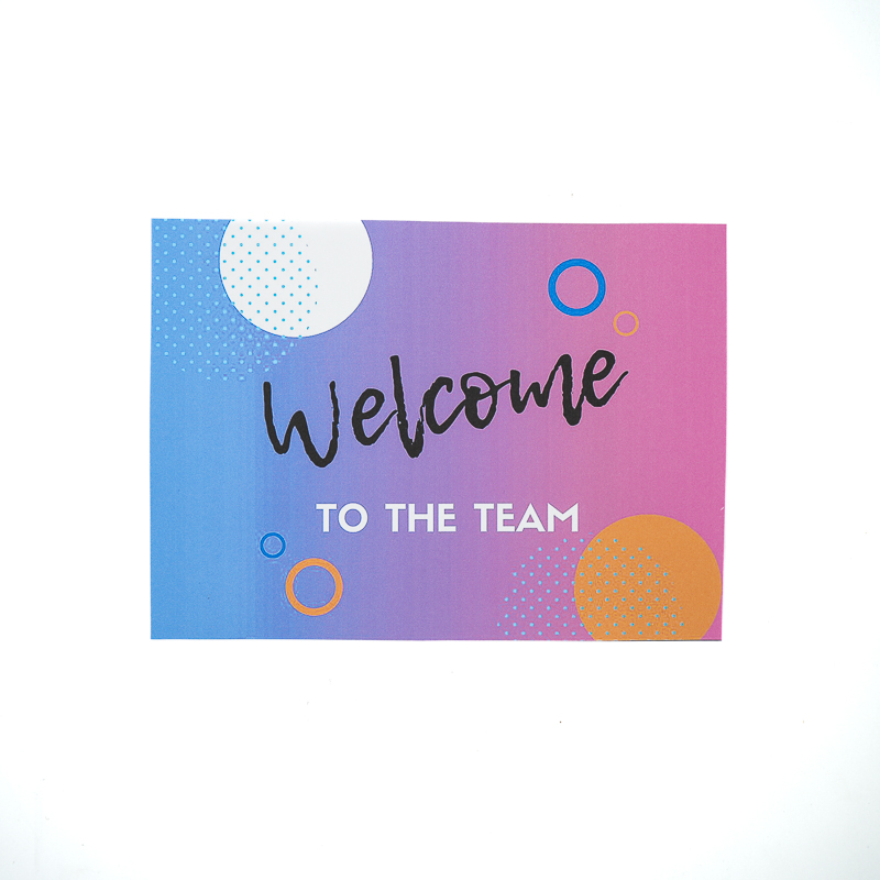 CARD-WELCOME to the team Ground Culture